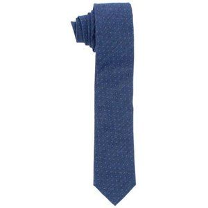 Club Room Estate Neckwear 100% Cotton Tie in Blue Retail $49.50